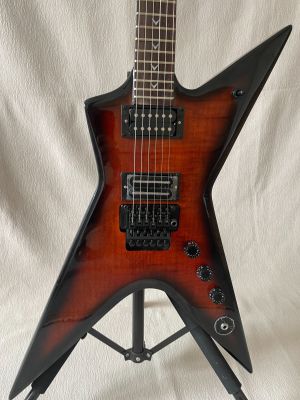 OEM Dimebag Darrell Stealth Electric Guitar Cherry Flame Maple Veneer Floydrose vibrato