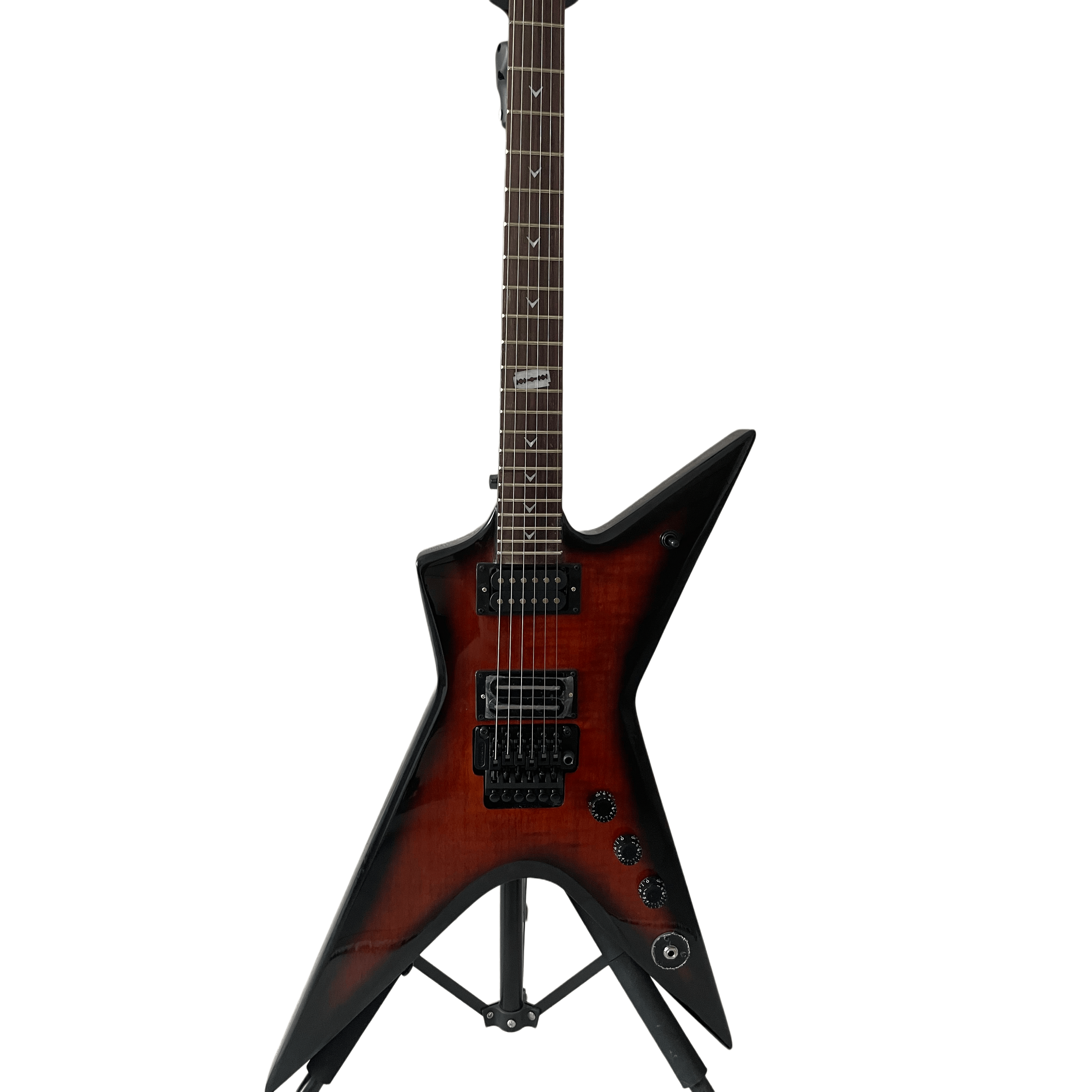 OEM Dimebag Darrell Stealth Electric Guitar Cherry Flame Maple Veneer Floydrose vibrato