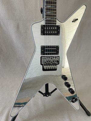 OEM 6 Strings Dimebag Darrell ML Electric Guitar Mirror Veneer Floydrose vibrato