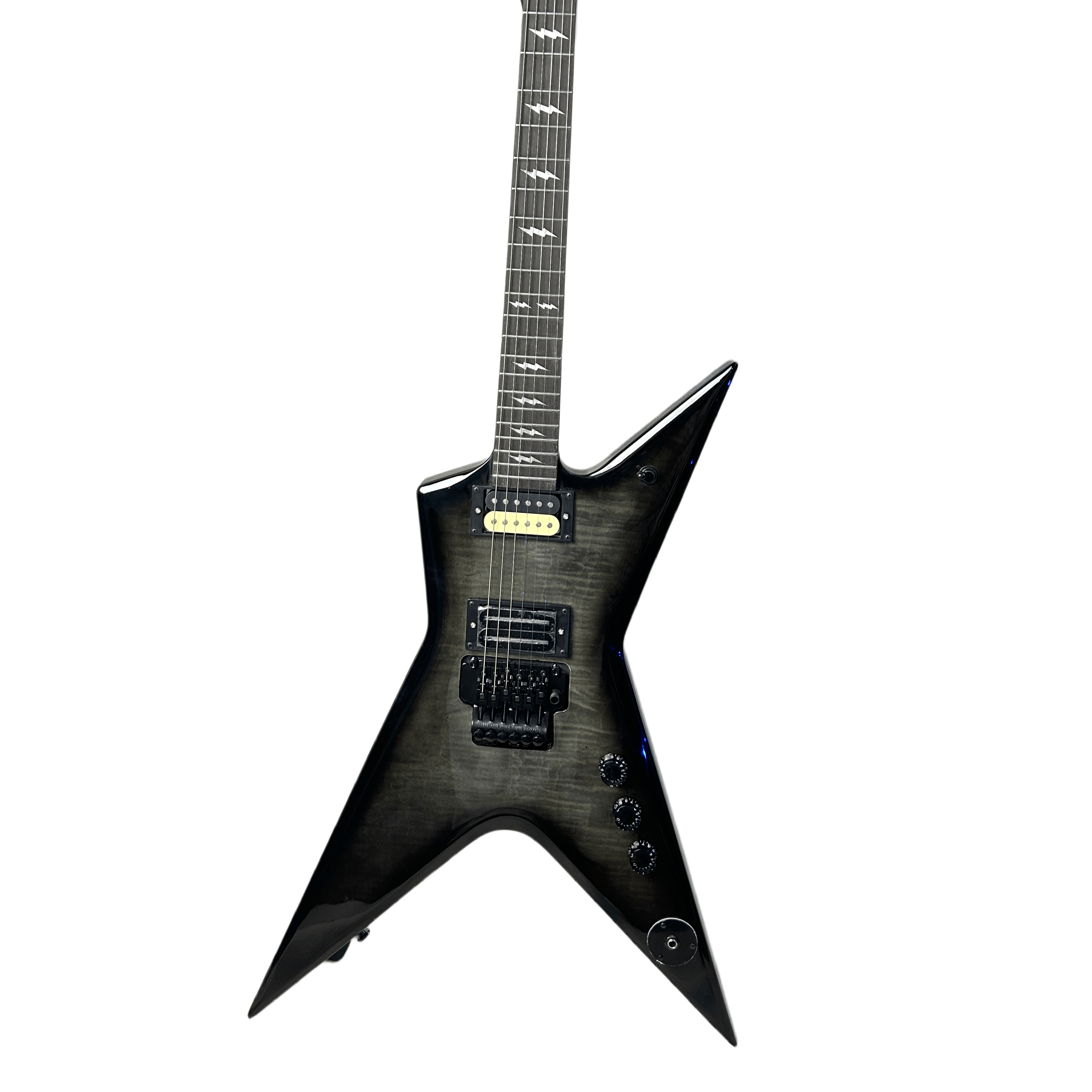 OEM Dimebag Darrell Stealth Electric Guitar Olive Green Flame Maple Veneer Floydrose vibrato