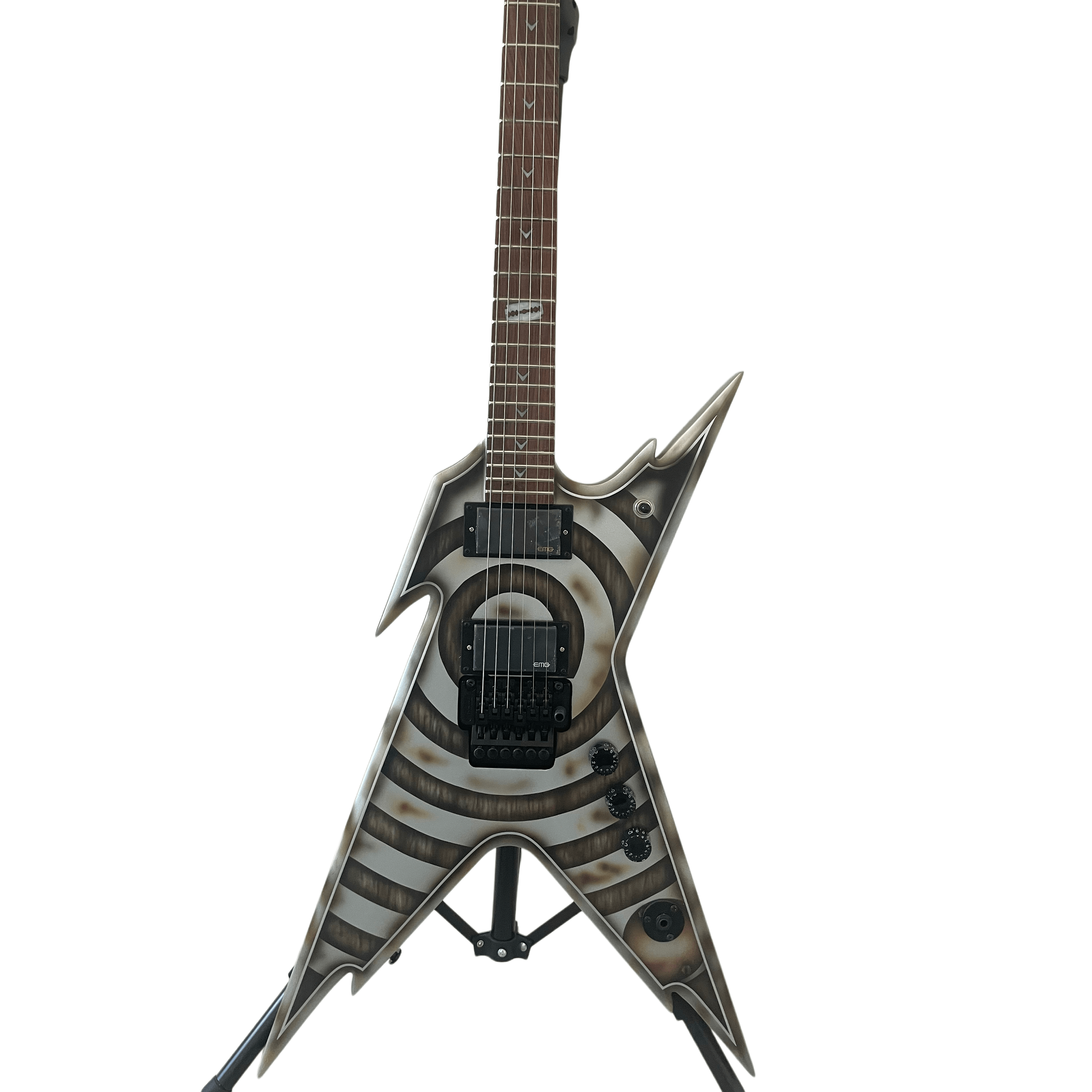 OEM 6 Strings Dimebag Razorback Electric Guitar FloydRose Vibrato Mahogany Body