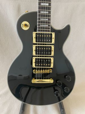 Classic Black Beauty LP Electric Guitar Rosewood Fingerboard Gold-Tone Hardware