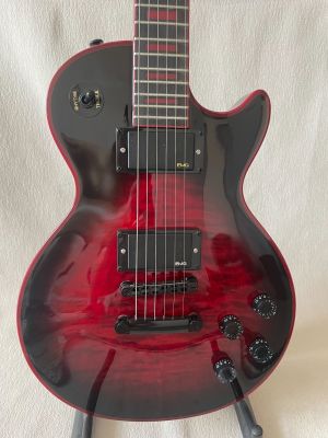 Custom LP Red Widow 2015 ElectricGuitar Black Accessories EMG Pickups