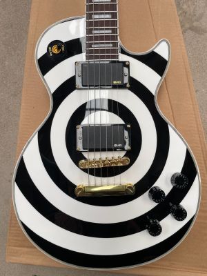 High Quality Zakk Model White Electric Guitar Gold Hardware Rosewood Fretboard