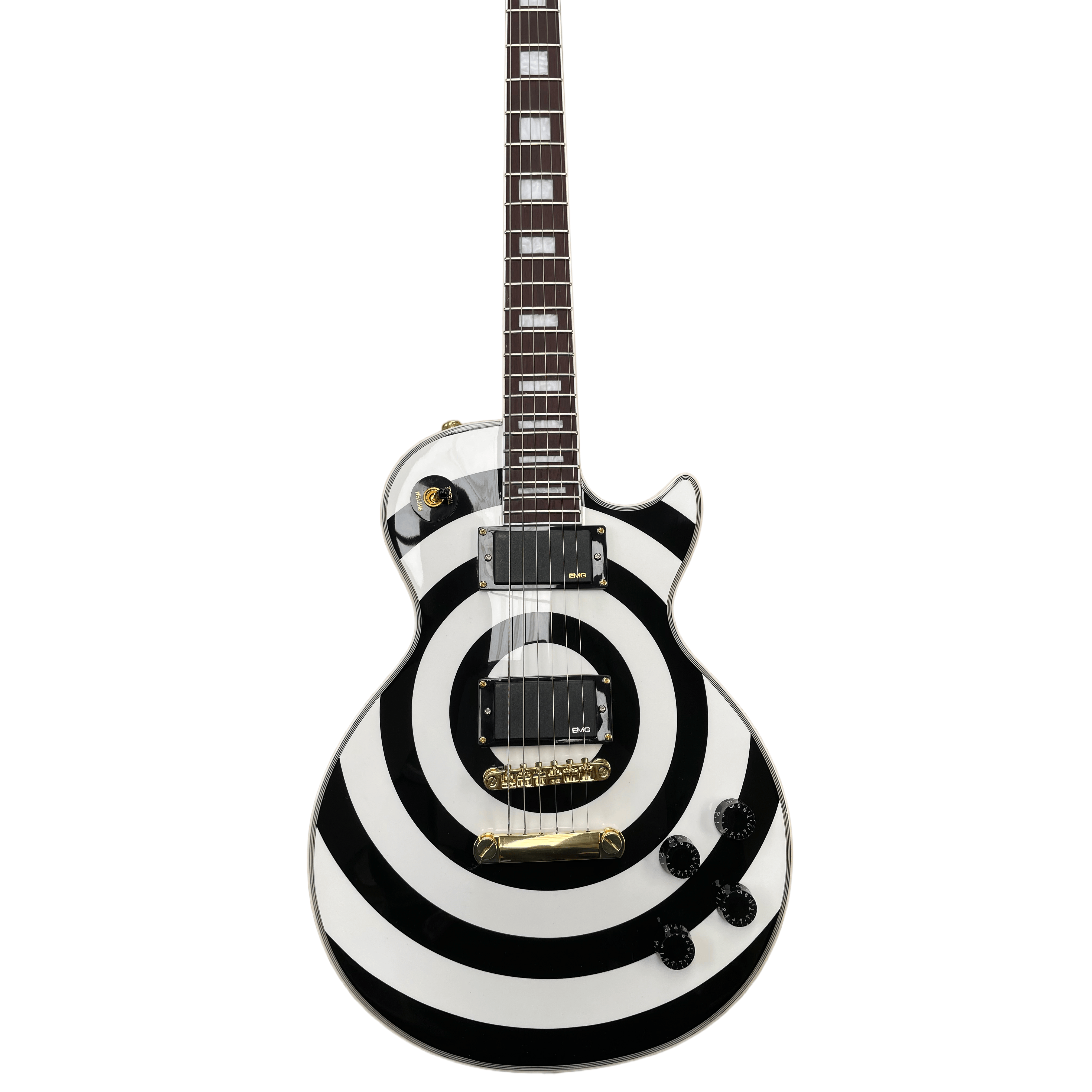 High Quality Zakk Model White Electric Guitar Gold Hardware Rosewood Fretboard
