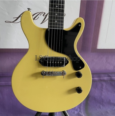Custom Shop '58 LP Junior Double Cut Electric Guitar TV Yellow P90