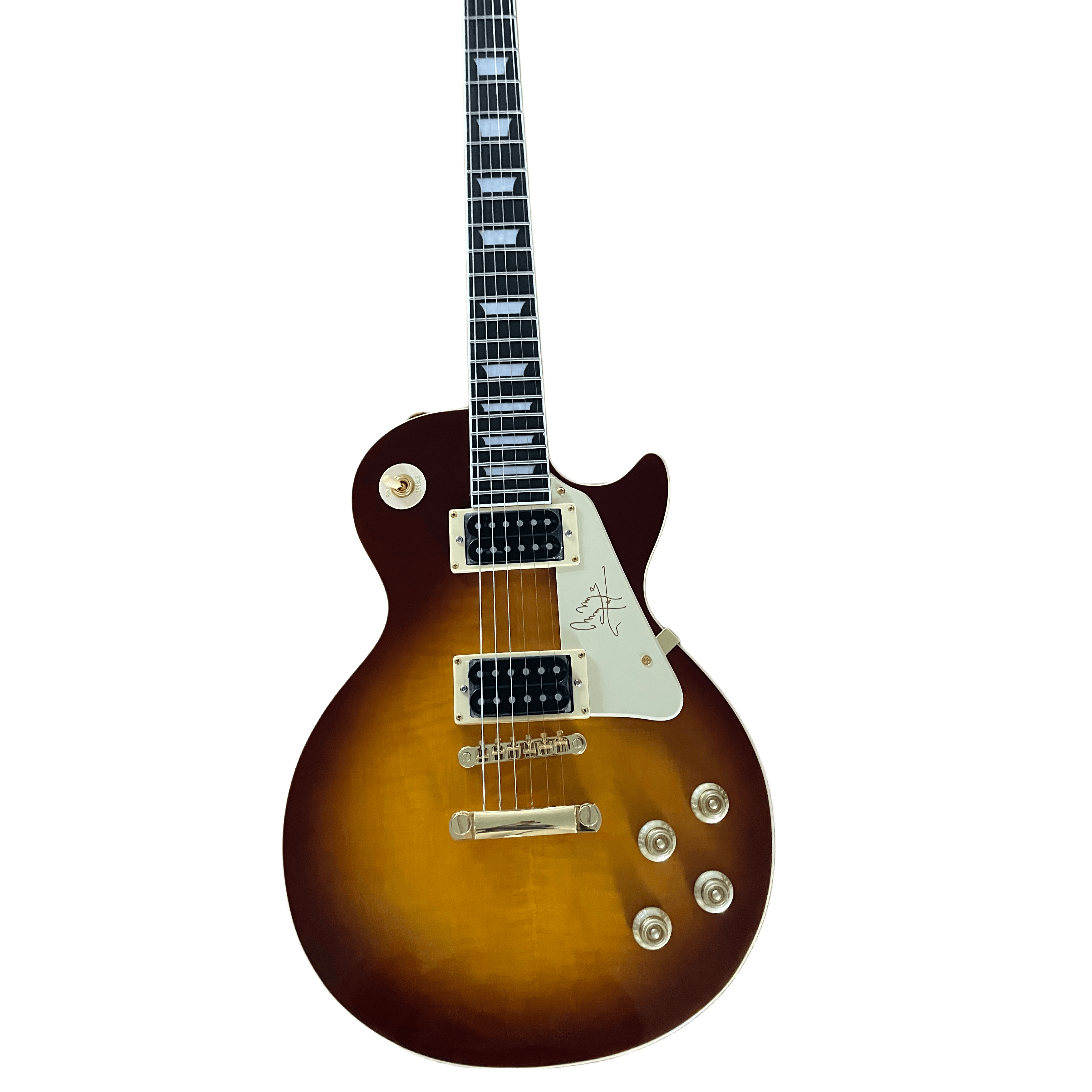 Standard LP Electric Guitar Mahogany Body Flame Maple Top 6 String 2H Pickups