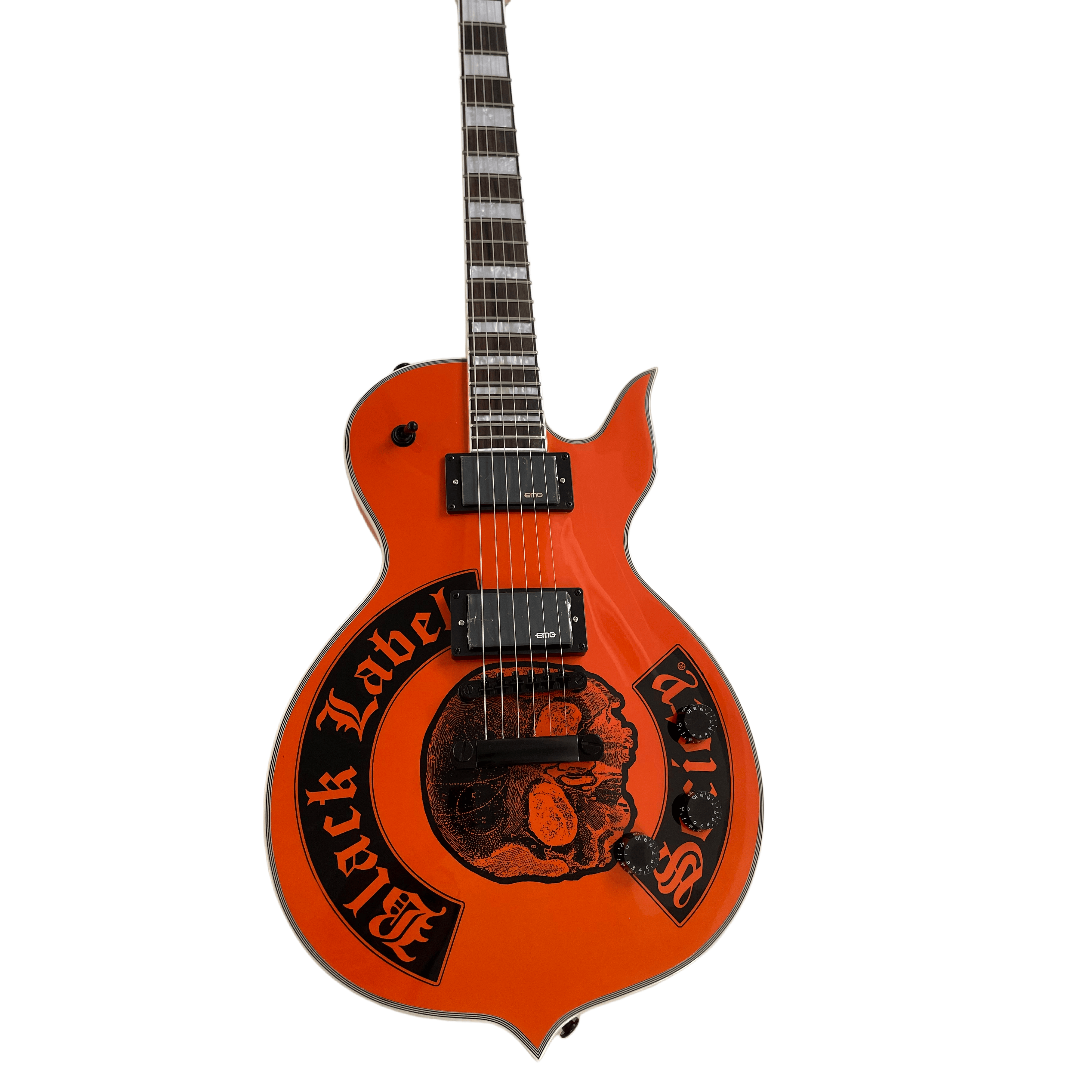 Wylde Odin Grail Gangrene Electric Guitar Mahogany Body Orange