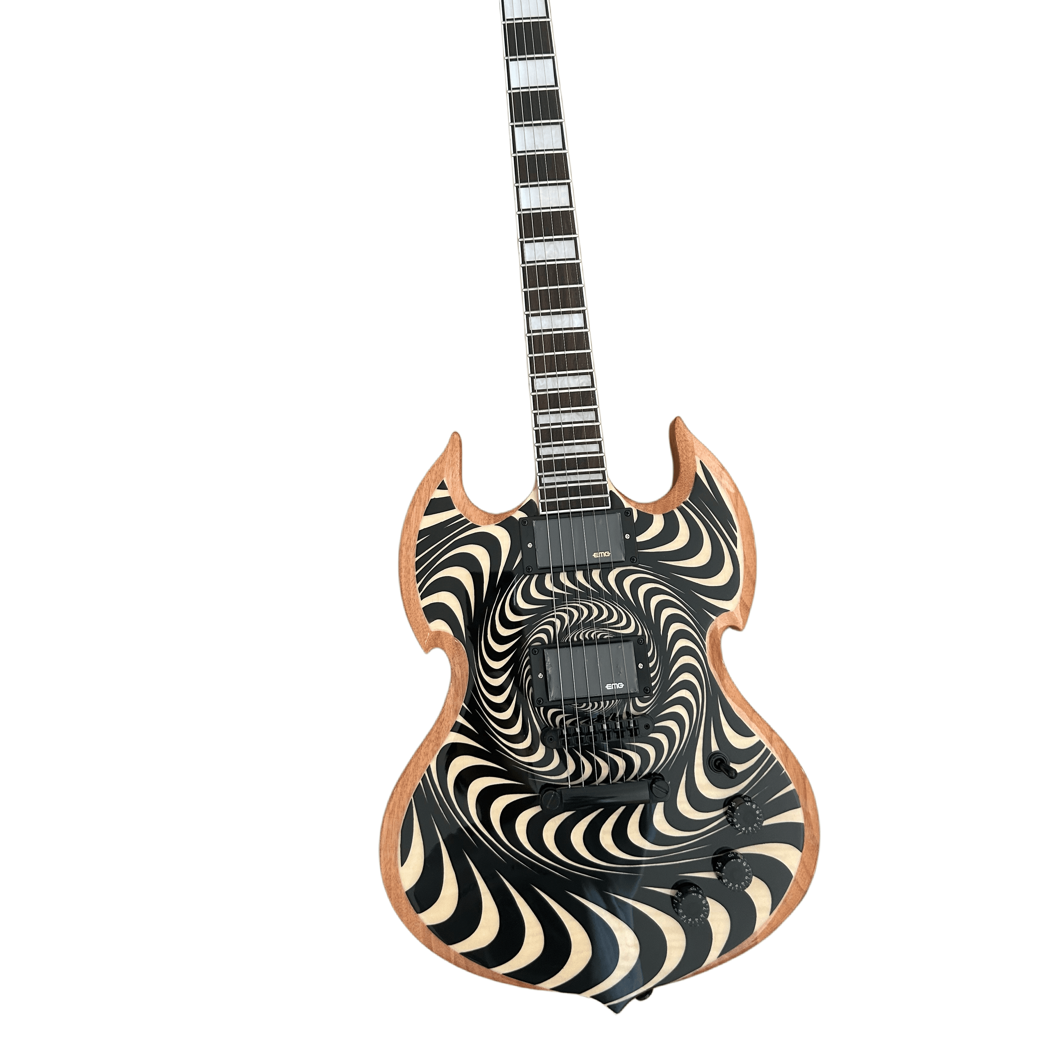 High-end Customization Electric Guitar S Wylde Audio G Natrual Color  EMG Pickup