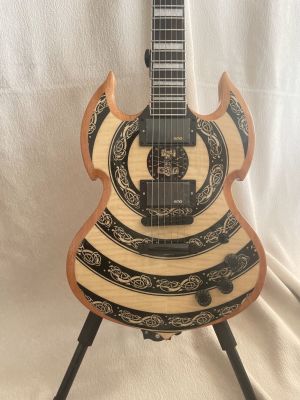 High-end Customization Electric Guitar S Wylde Audio G Yellow  EMG Pickup