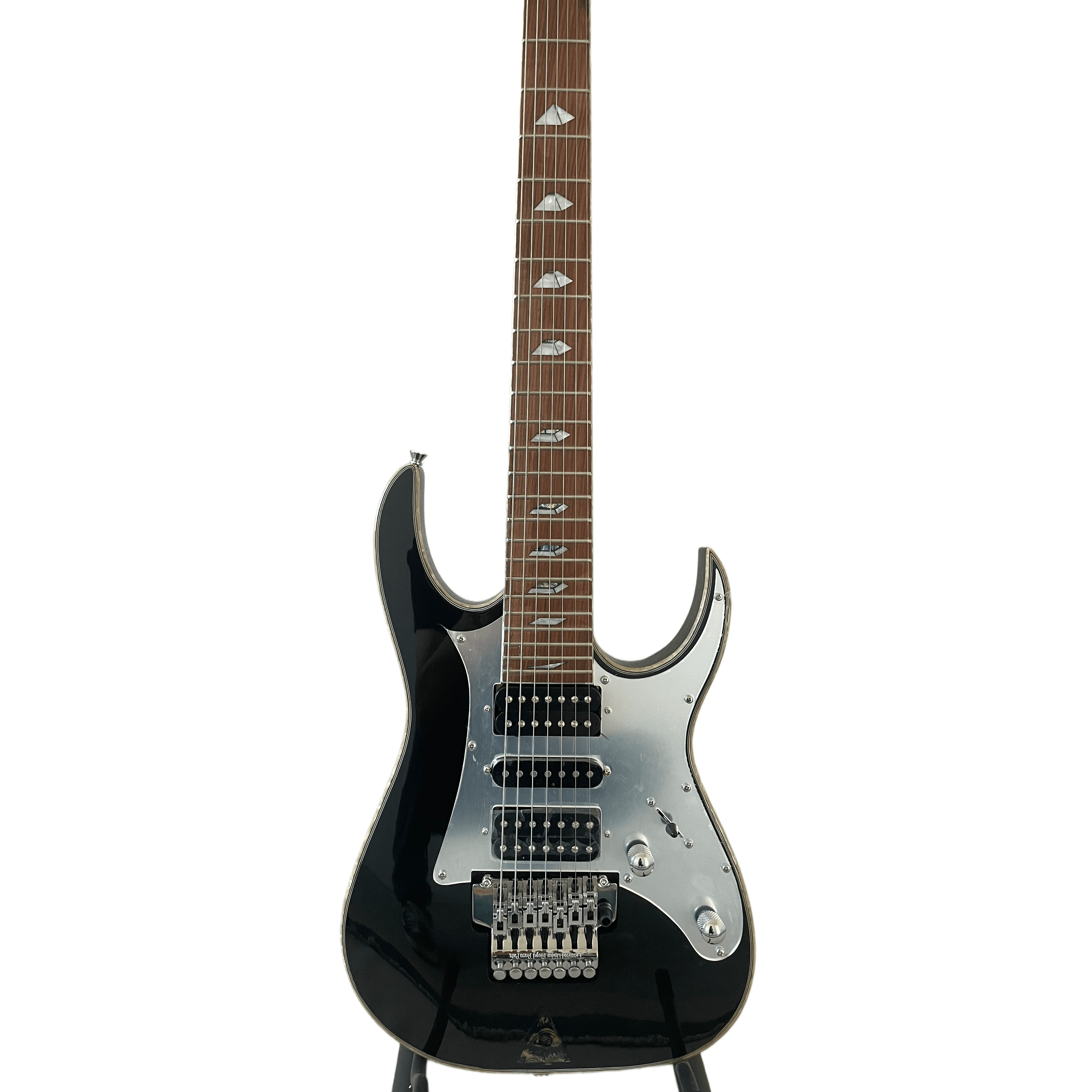 7 Strings Electric Guitar Floydrose Vibrato Rosewood Fretboard 3H Open Pickup Black