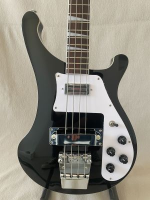 High-Quality Bass Electric Guitar Black Chrome Hardware 4 Strings