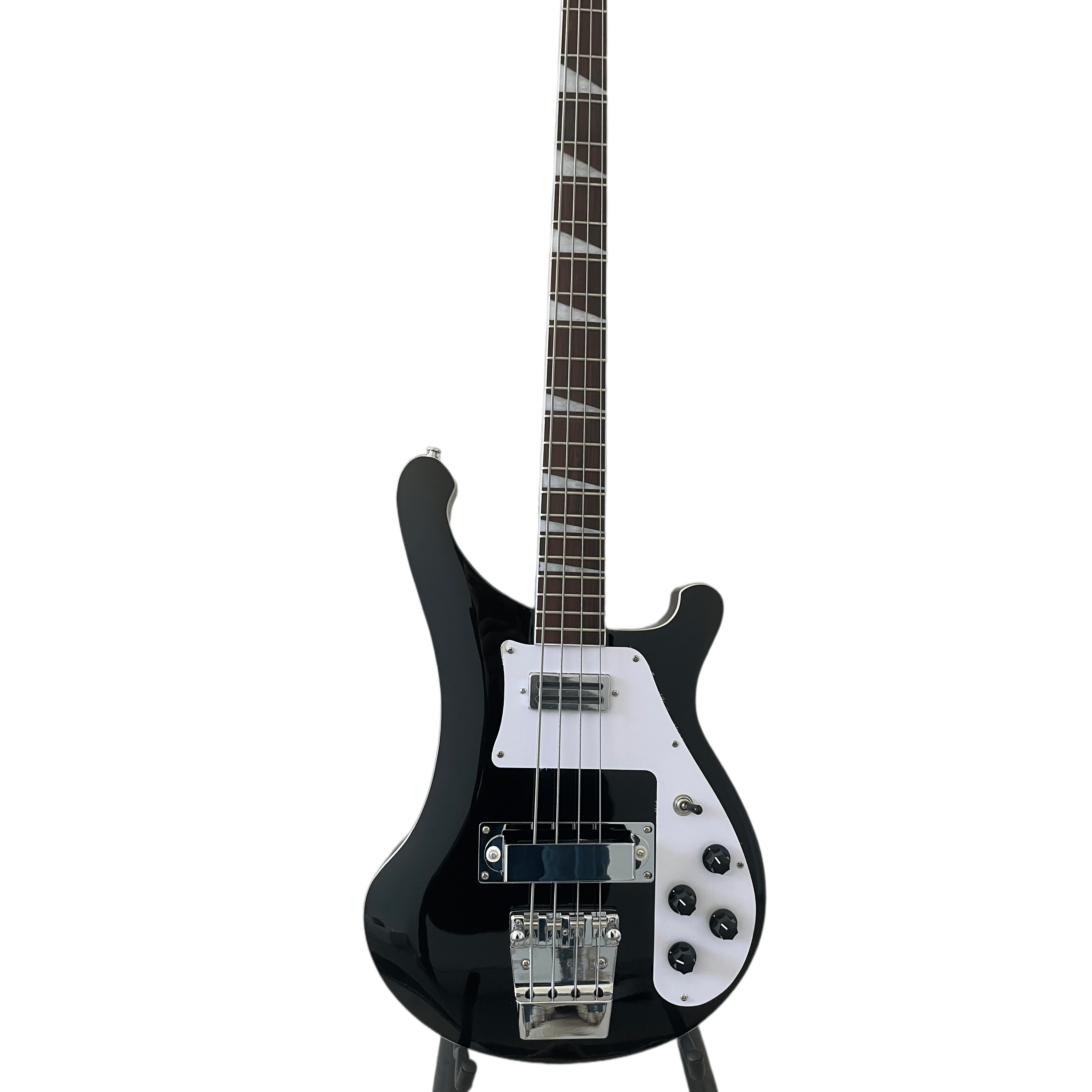 High-Quality Bass Electric Guitar Black Chrome Hardware 4 Strings