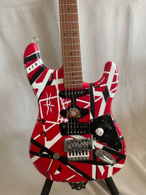 High Quality Red Electric Guitar Floyd Rose Tremolo Bridge Distressed