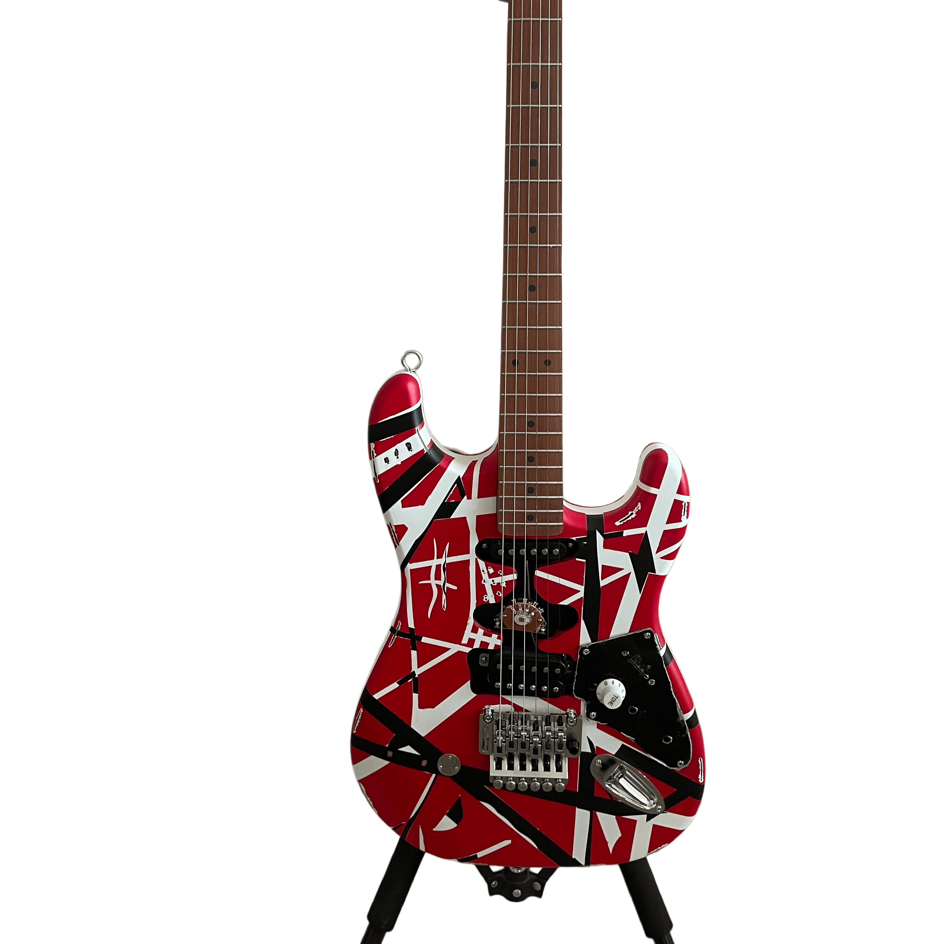 High Quality Red Electric Guitar Floyd Rose Tremolo Bridge Distressed