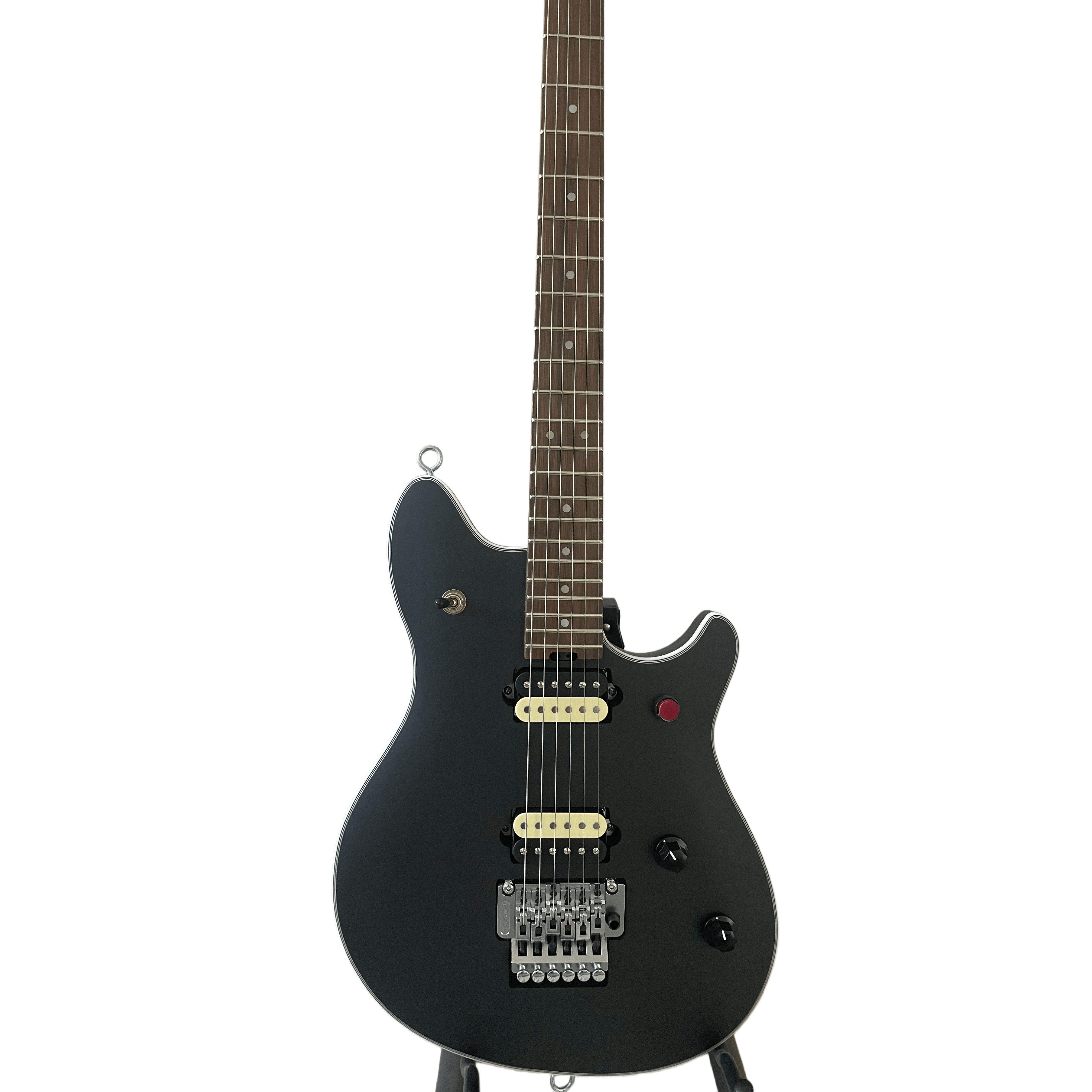 Higher Quality Electric Guitar Matte Black Finish 2H Pickups Silver Tremolo