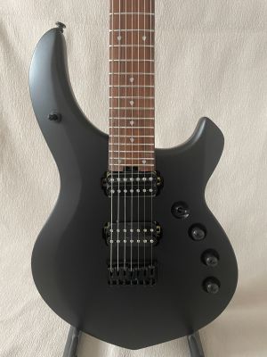 7-string Alien Electric Guitar BLack Finish  Mahogany Body Rosewood Fingerboard