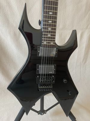 Alien Black Electric Guitar Double Floyd Rose Vibrato EMG Pickups