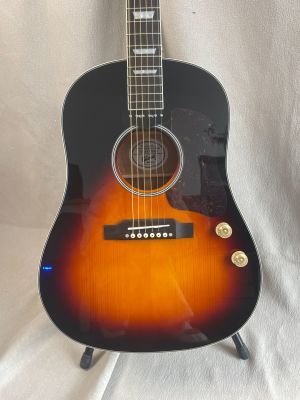 Fast Delivery J160 Acoustic Electric Guitar Solid Wood Bone Nut/Saddle In Sunburst J160E