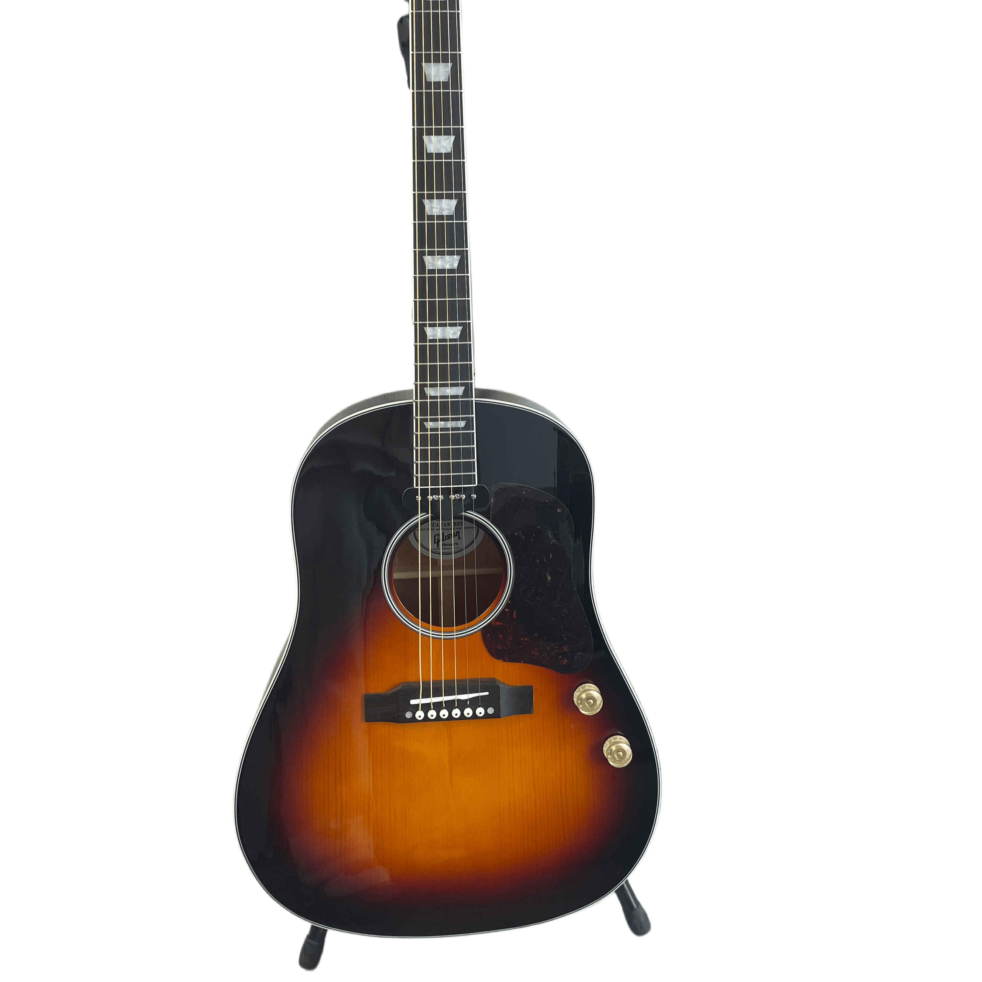 Fast Delivery J160 Acoustic Electric Guitar Solid Wood Bone Nut/Saddle In Sunburst J160E