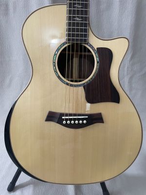 Handmade Top Solid Spruce Acoustic Electric Guitar Rosewood Fingerboard Free Ship