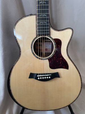 914 Acoustic Electric Guitar With Pickup 20 Frets Solid Spruce Top Mahogany Neck