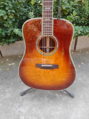 Factory Custom Maple Grain Acoustic All-Single Acoustic Guitar