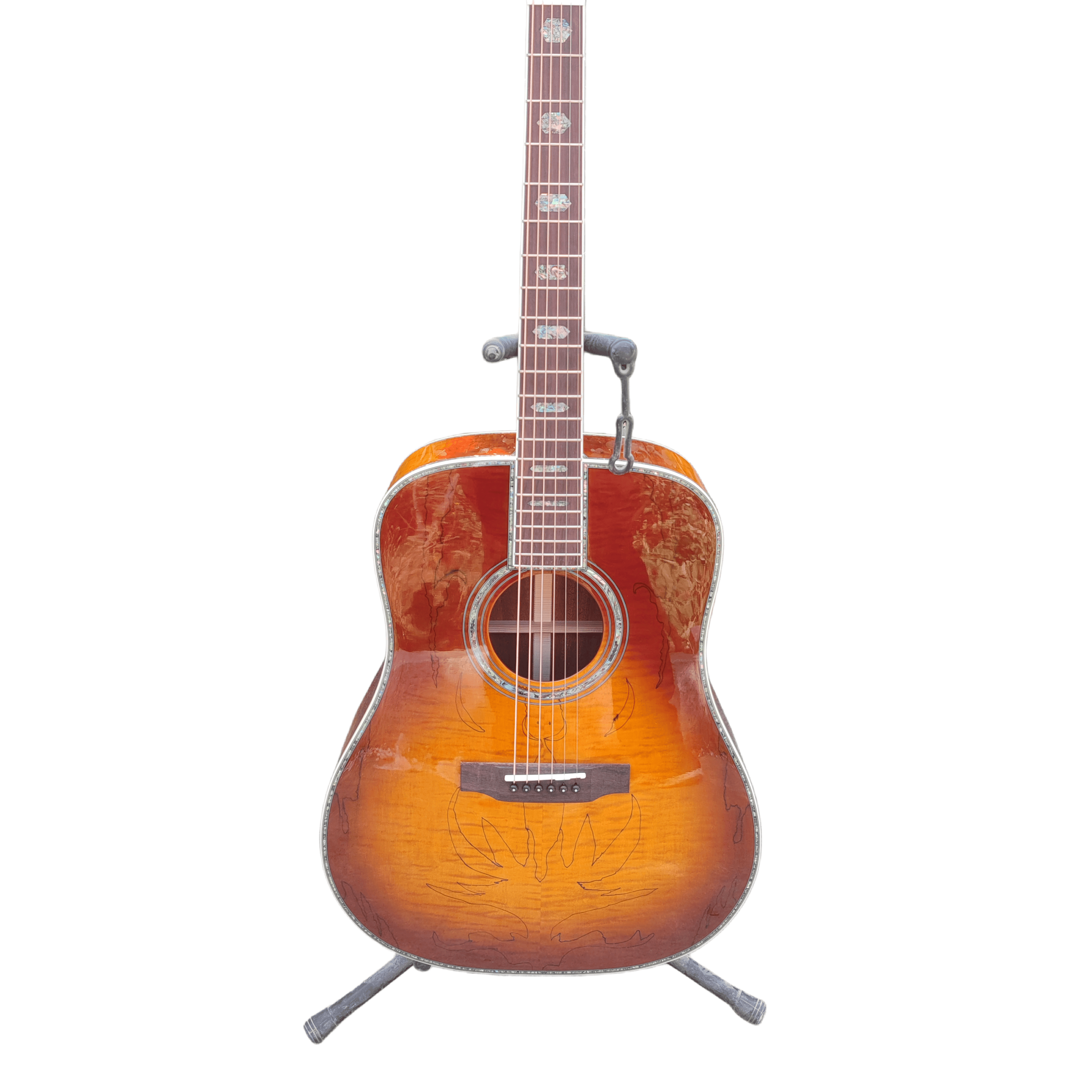 Factory Custom Maple Grain Acoustic All-Single Acoustic Guitar