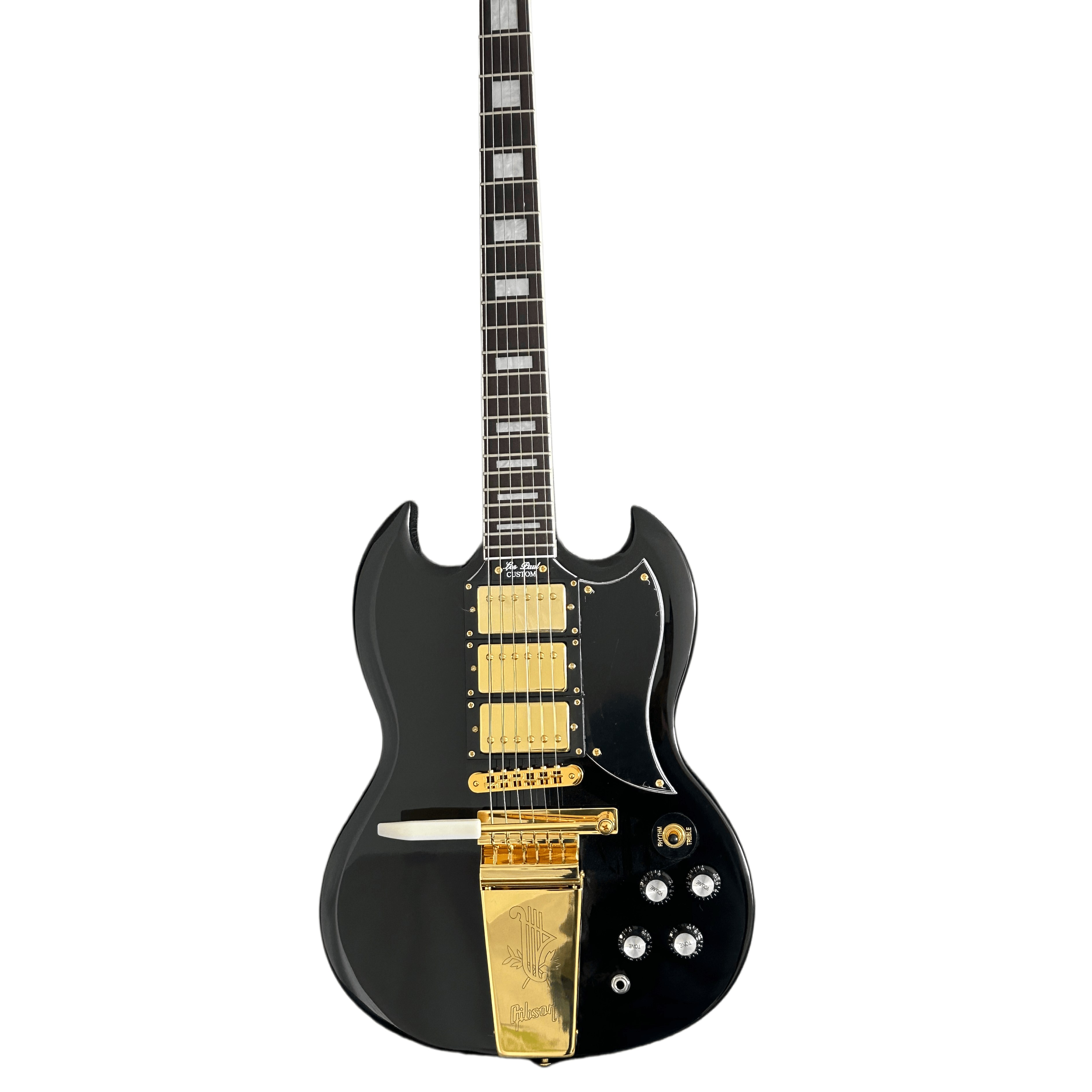Custom SG Electric Guitar Gold Hardware Mahogany Body Rosewood Fretboard Black ABR-1 Bridge