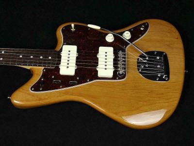 Offset Shape Electric Guitar Natural Ash Soapbar Pickups Rosewood Fingerboard