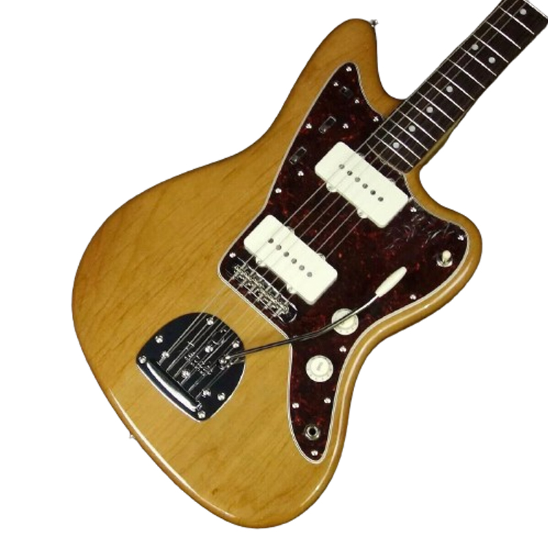 Offset Shape Electric Guitar Natural Ash Soapbar Pickups Rosewood Fingerboard