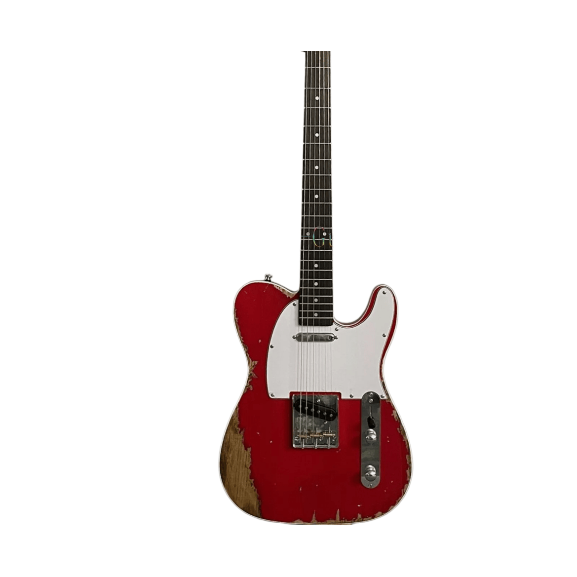 Relic Electric GuitarDistressed Red Vintage T-Style Rosewood Fretboard