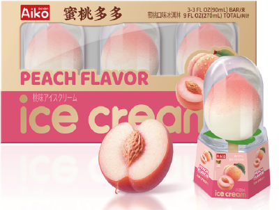 Peach Flavored Ice Cream
