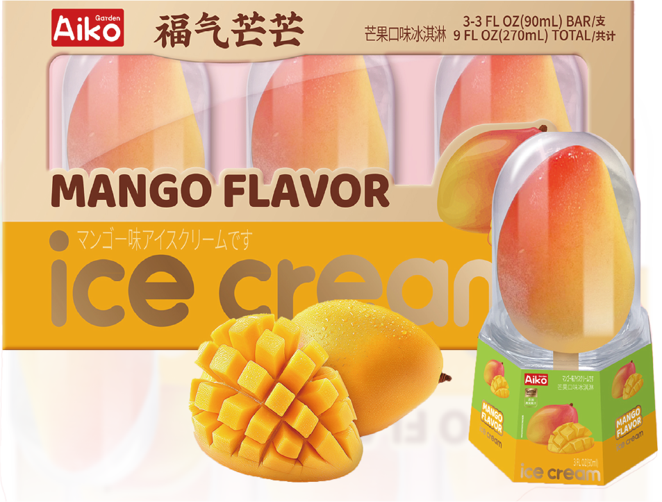 Mango Flavored Ice Cream