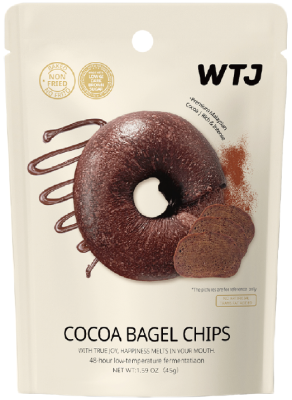 Cocoa Bagel Chips