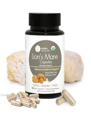 Lion's Mane Capsules Hericium erinaceus
