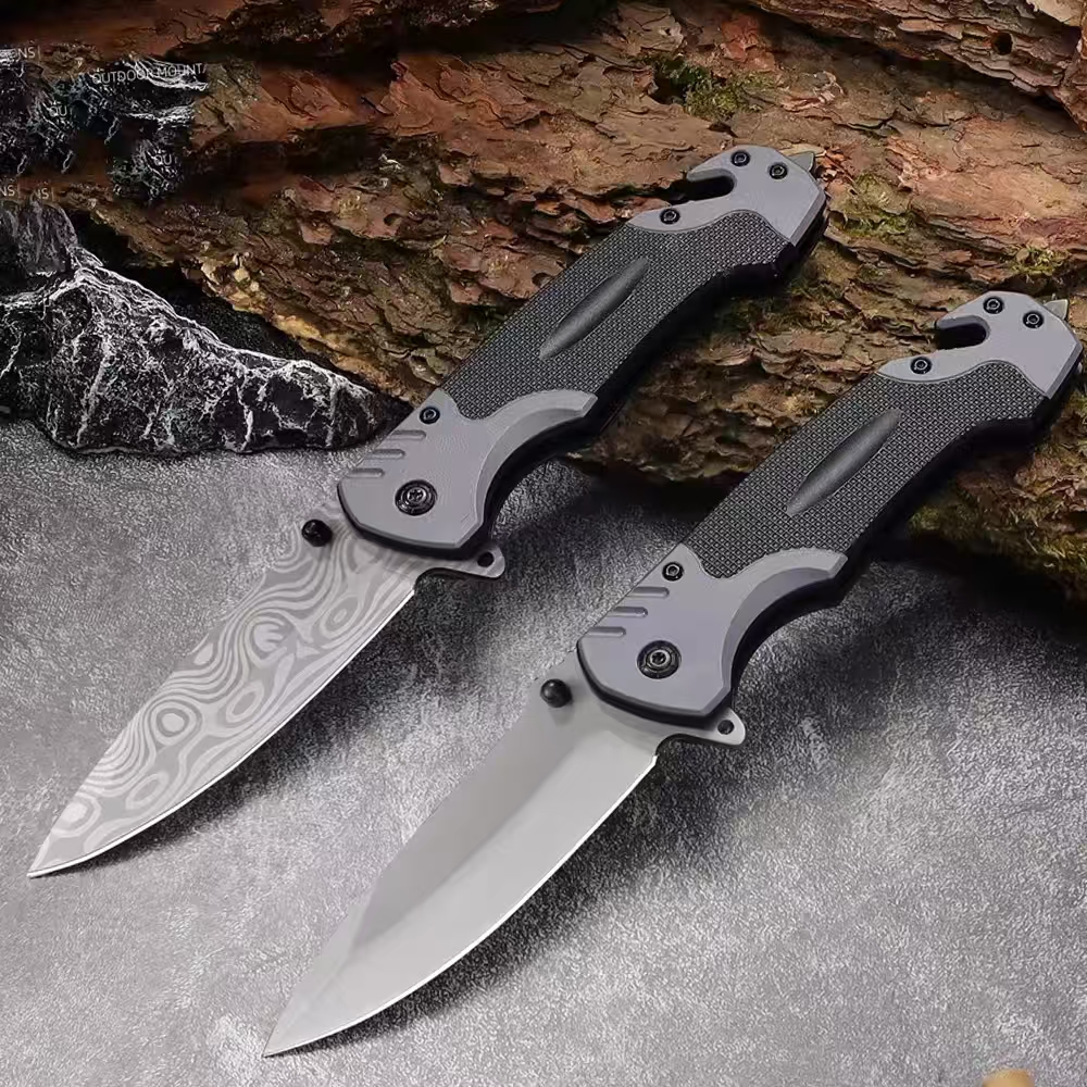 Mikawa Tactical Folding Knife - 69HRC Razor Edge & Compact EDC Tool | Multi-Functional for Camping, Survival & Outdoor Adventures