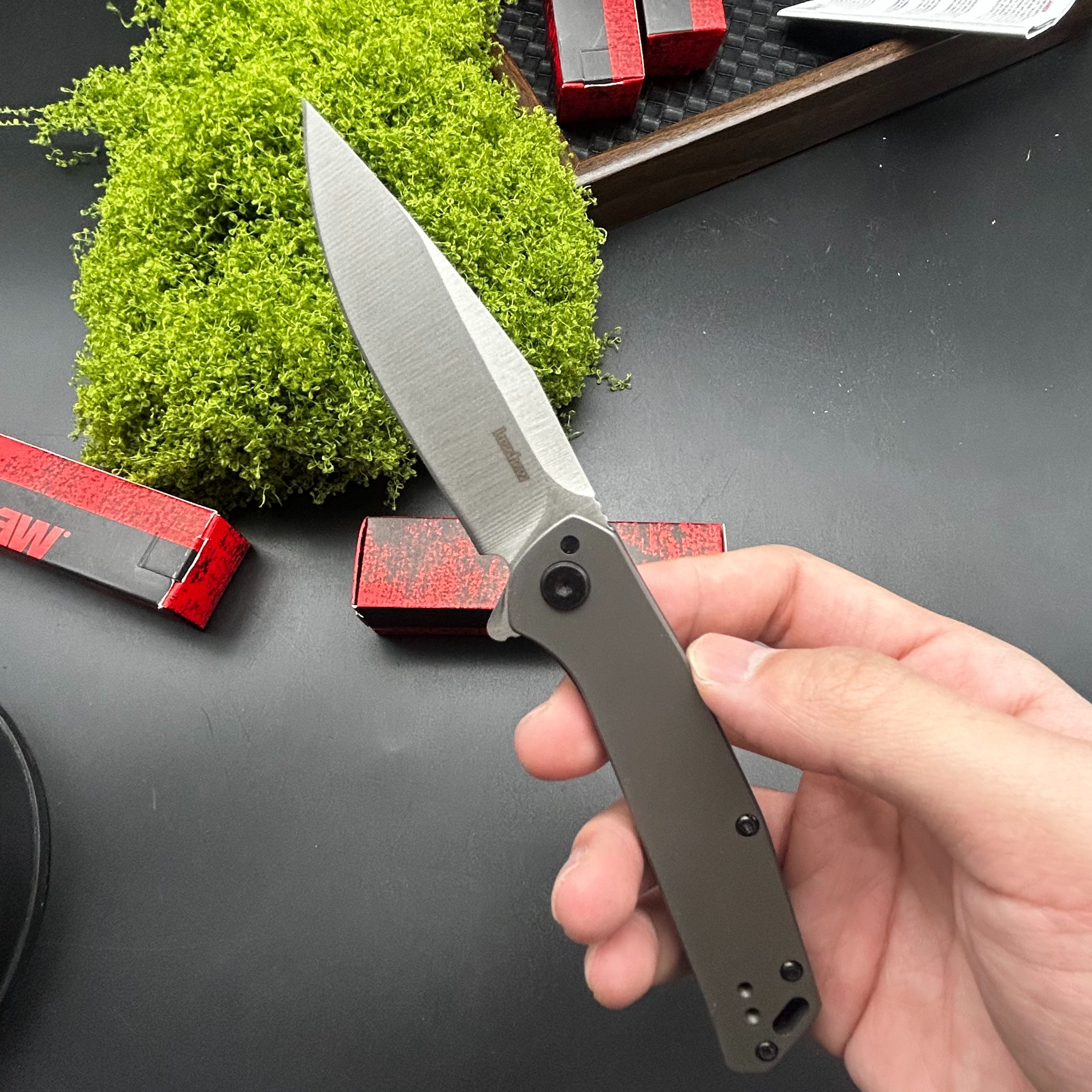 KS 1405 Folding Pocket Knife, Outdoor Multi-Functional Fishing Knife, Stainless Steel Knives, 420 Stainless Steel Handle, Ideal for Camping Picnic Fishing