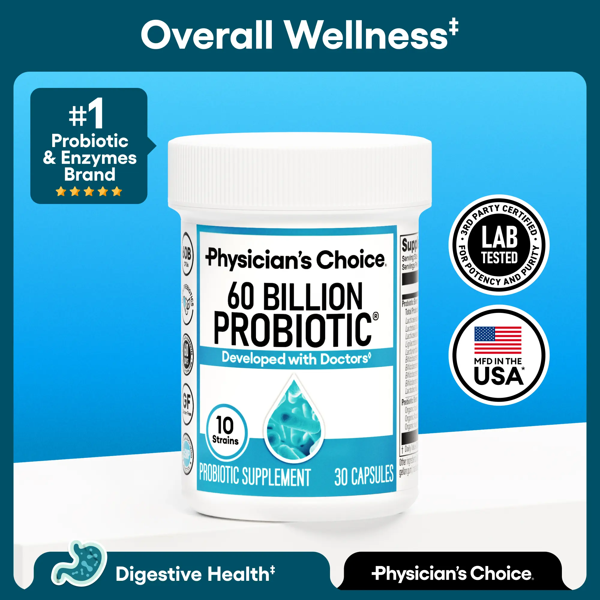Physician's Choice 60 Billion Probiotic