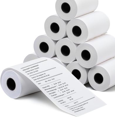 100 Rolls 2 1/4 inch x 50ft Thermal Paper Rolls, BPA Free Receipt Paper for Retail Business POS Cash Register, High Sensitivity Thermal Rolls with Quick-Drying