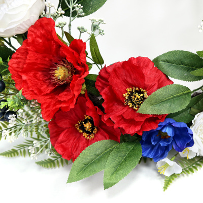 RWB POPPY WREATH